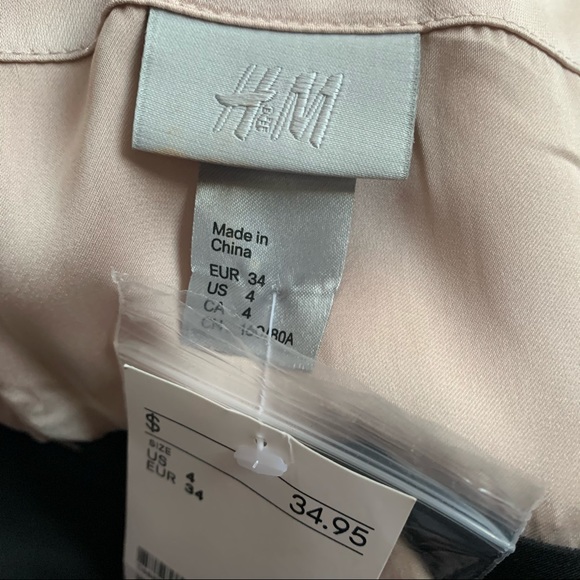 NWT H&M Sweetheart Neckline Dress-Size 4 - Picture 6 of 15